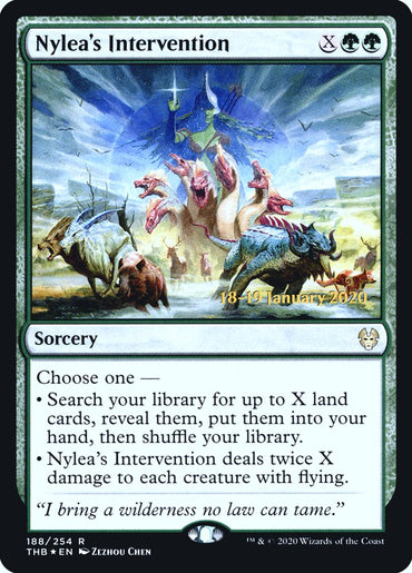 Nylea's Intervention [Theros Beyond Death Prerelease Promos] 