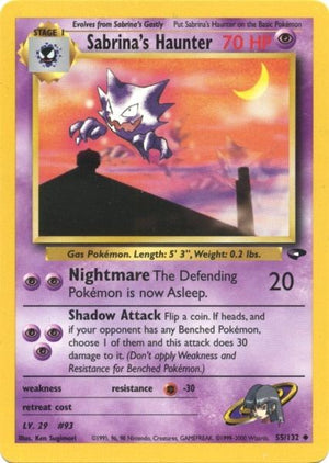 Sabrina's Haunter (55/132) [Gym Challenge Unlimited] 