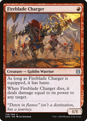 Fireblade Charger [Zendikar Rising] 