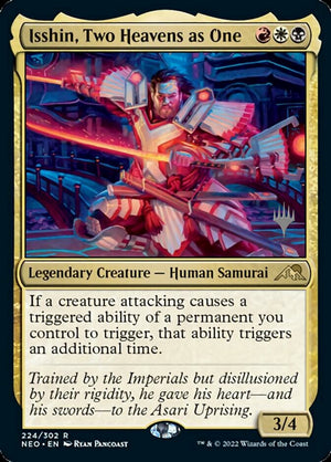 Isshin, Two Heavens as One (Promo Pack) [Kamigawa: Neon Dynasty Promos] 