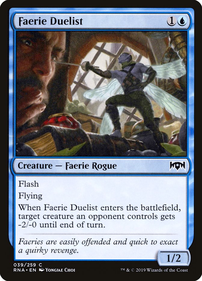 Faerie Duelist [Ravnica Allegiance] 