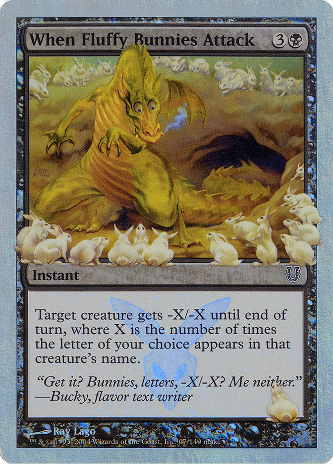 When Fluffy Bunnies Attack (Alternate Foil) [Unhinged] 