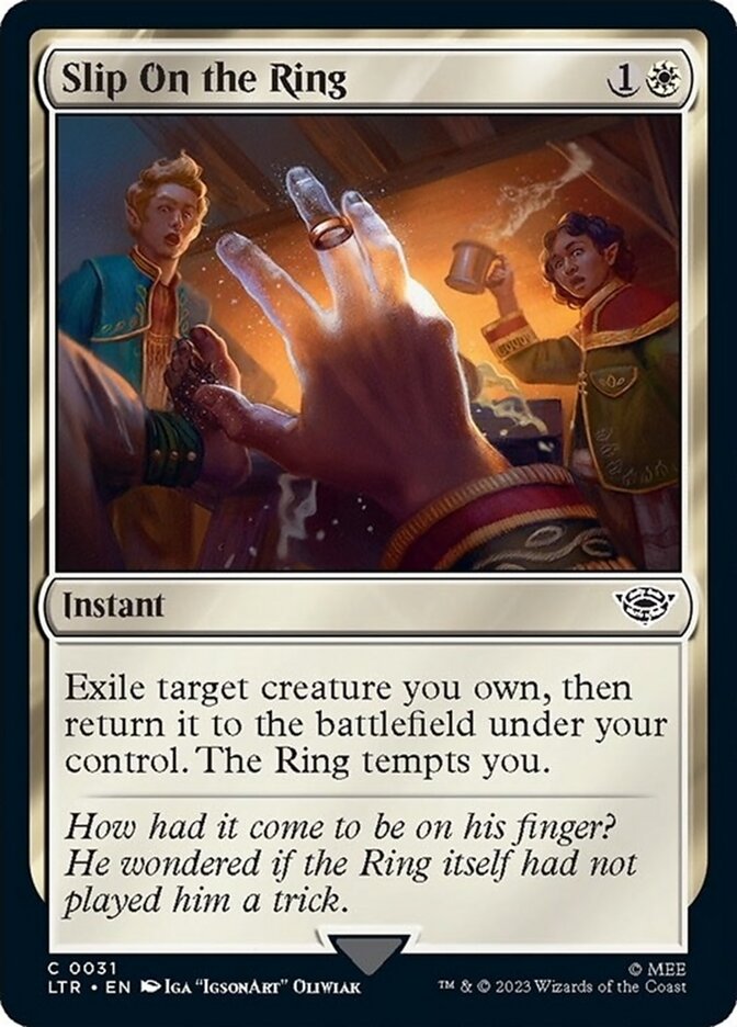 Slip on the Ring [The Lord of the Rings: Tales of Middle-Earth] 