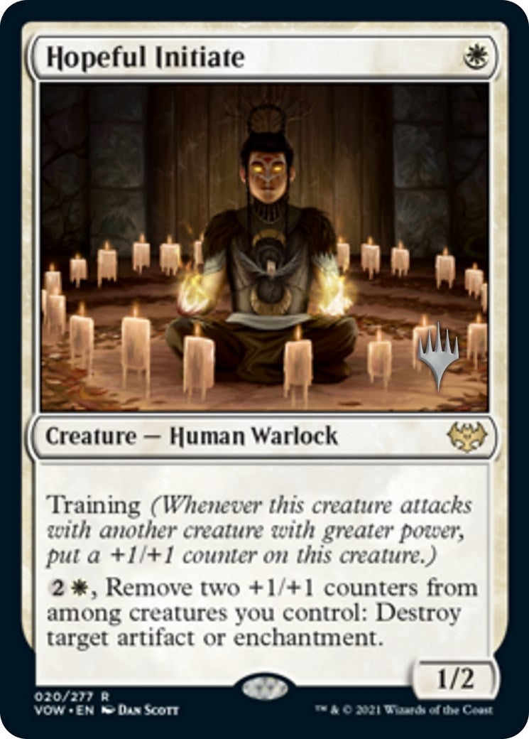 Hopeful Initiate (Promo Pack) [Innistrad: Crimson Vow Promos] 