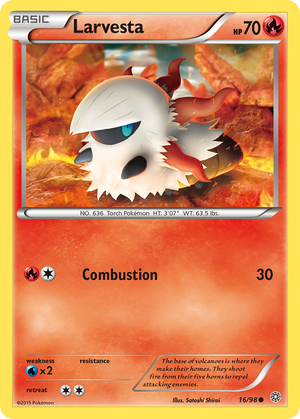 Larvesta (16/98) [XY: Ancient Origins] 