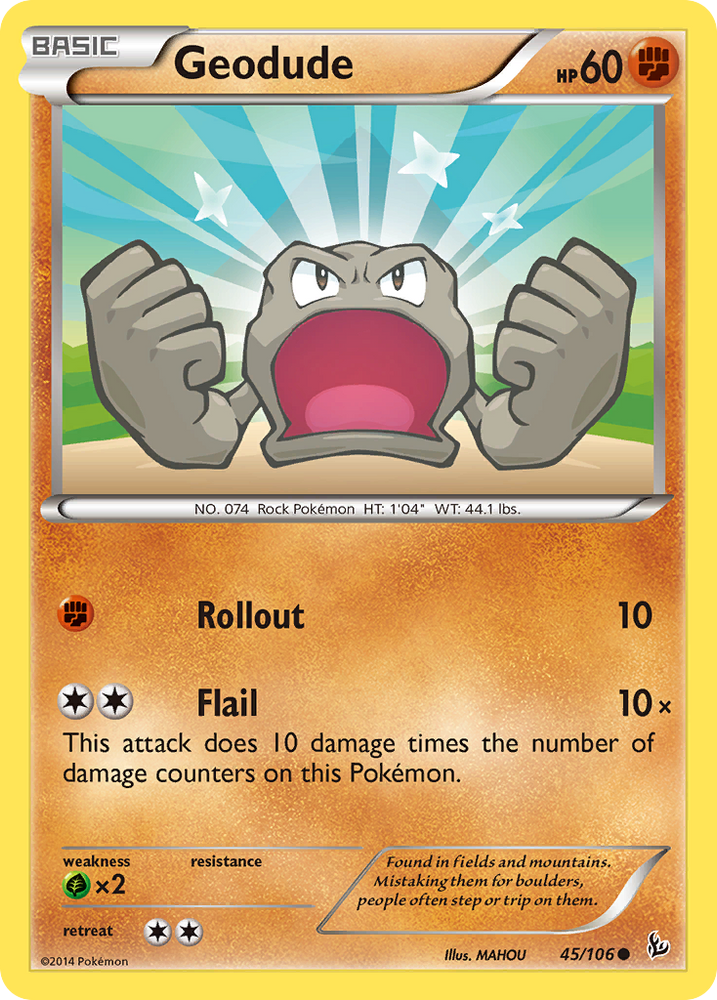 Geodude (45/106) [XY: Flashfire] 