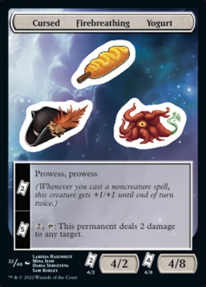Cursed Firebreathing Yogurt [Unfinity Stickers] 