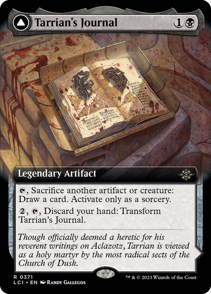 Tarrian's Journal // The Tomb of Aclazotz (Extended Art) [The Lost Caverns of Ixalan] 