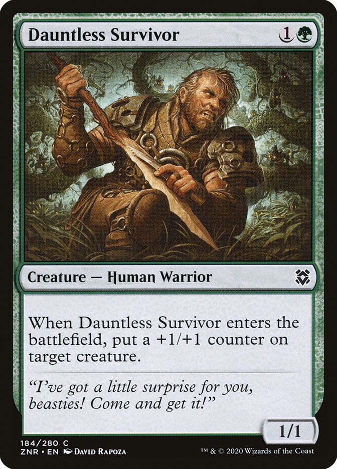 Dauntless Survivor [Zendikar Rising] 