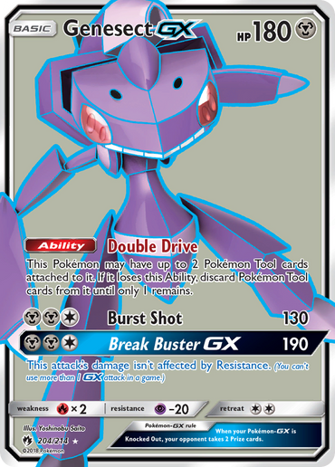 Genesect GX (204/214) [Sun &amp; Moon: Lost Thunder] 