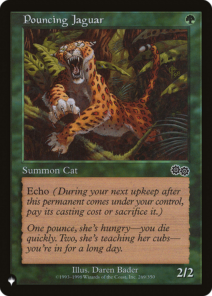 Pouncing Jaguar [The List] 