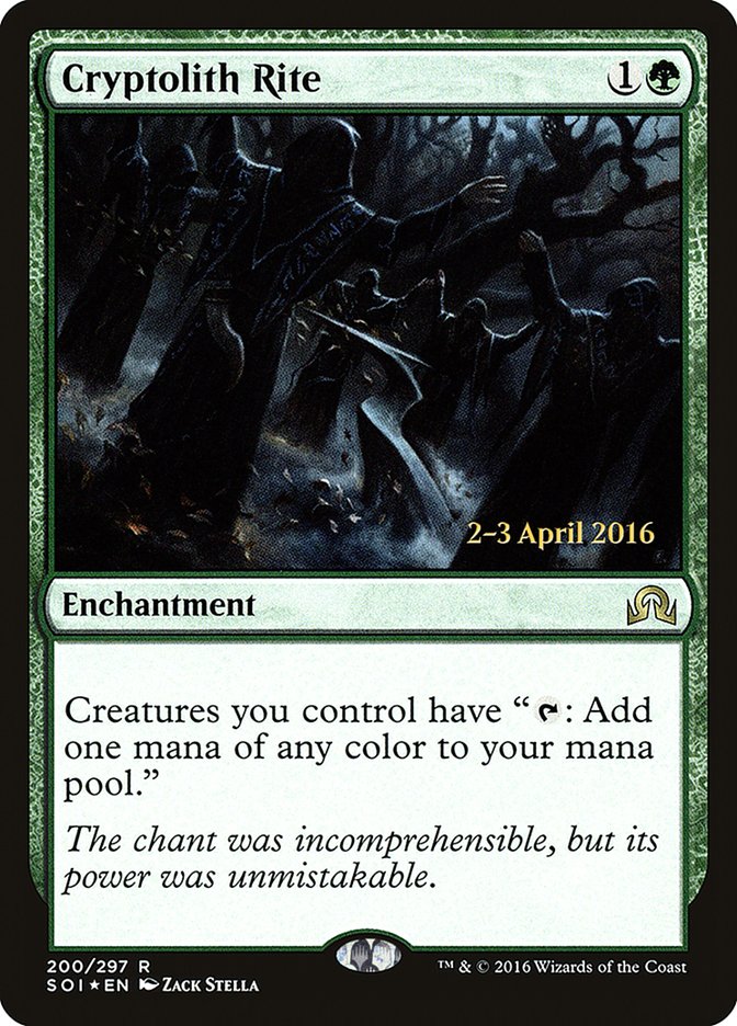 Cryptolith Rite [Shadows over Innistrad Prerelease Promos] 