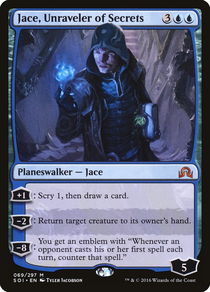 Jace, Unraveler of Secrets [Shadows over Innistrad] 