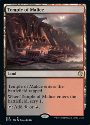 Temple of Malice [Dominaria United Commander] 