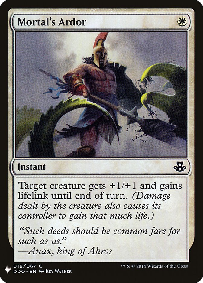 Mortal's Ardor [Mystery Booster] 