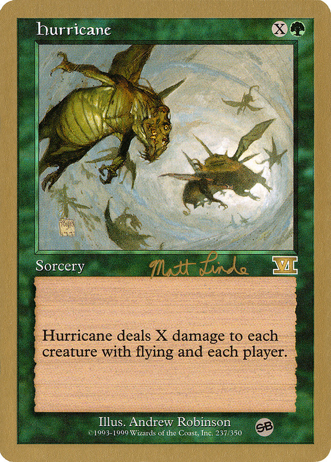 Hurricane (Matt Linde) (SB) [World Championship Decks 1999] 