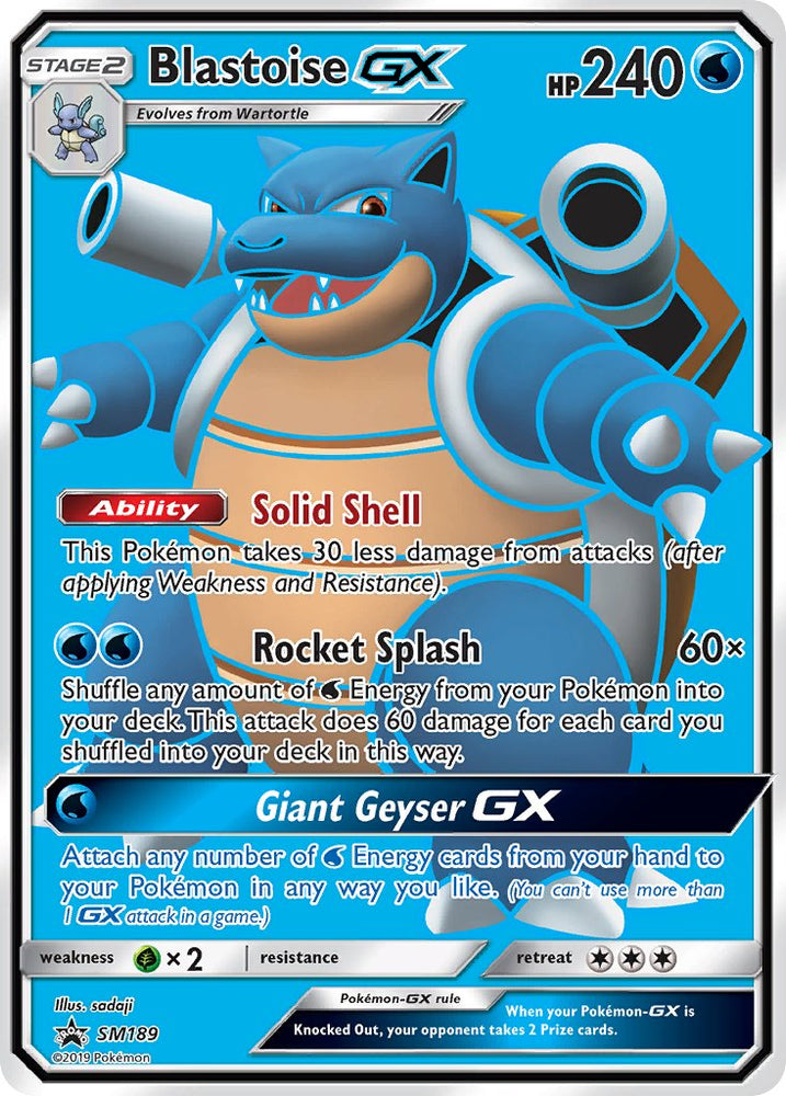 Blastoise GX (SM189) [Sun &amp; Moon: Black Star Promos] 