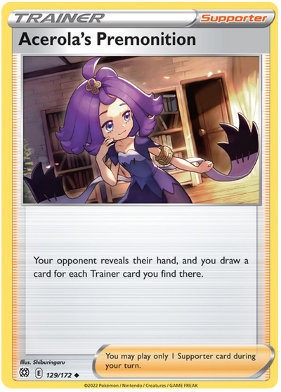 Acerola's Premonition (129/172) [Sword &amp; Shield: Brilliant Stars] 