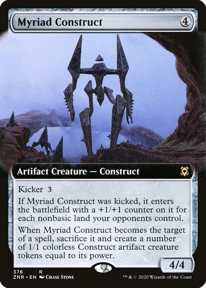 Myriad Construct (Extended Art) [Zendikar Rising] 