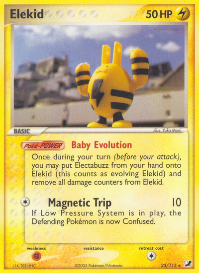 Elekid (23/115) [EX: Unseen Forces] 