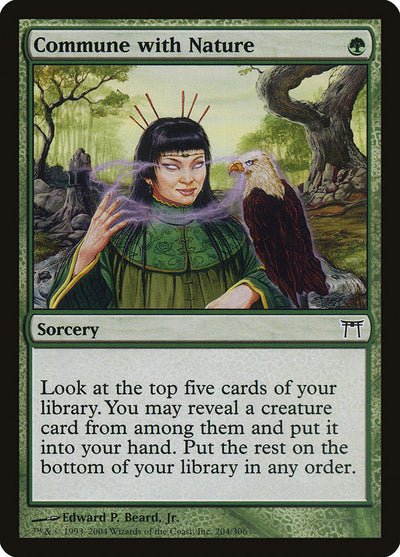 Commune with Nature [Champions of Kamigawa] 