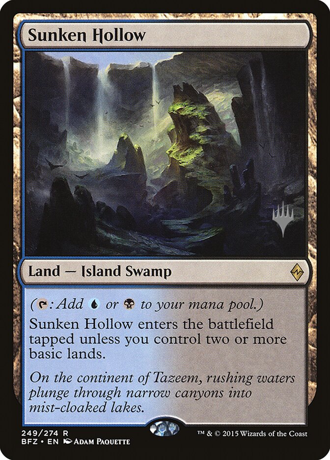 Sunken Hollow [Battle for Zendikar Promos] 