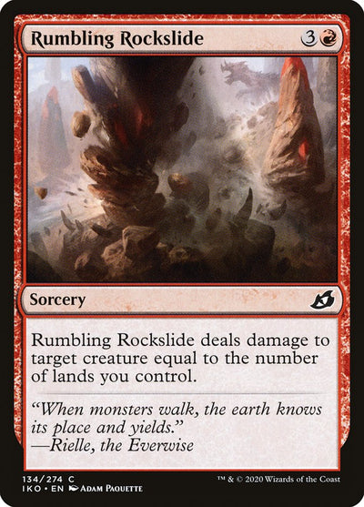 Rumbling Rockslide [Ikoria: Lair of Behemoths] 