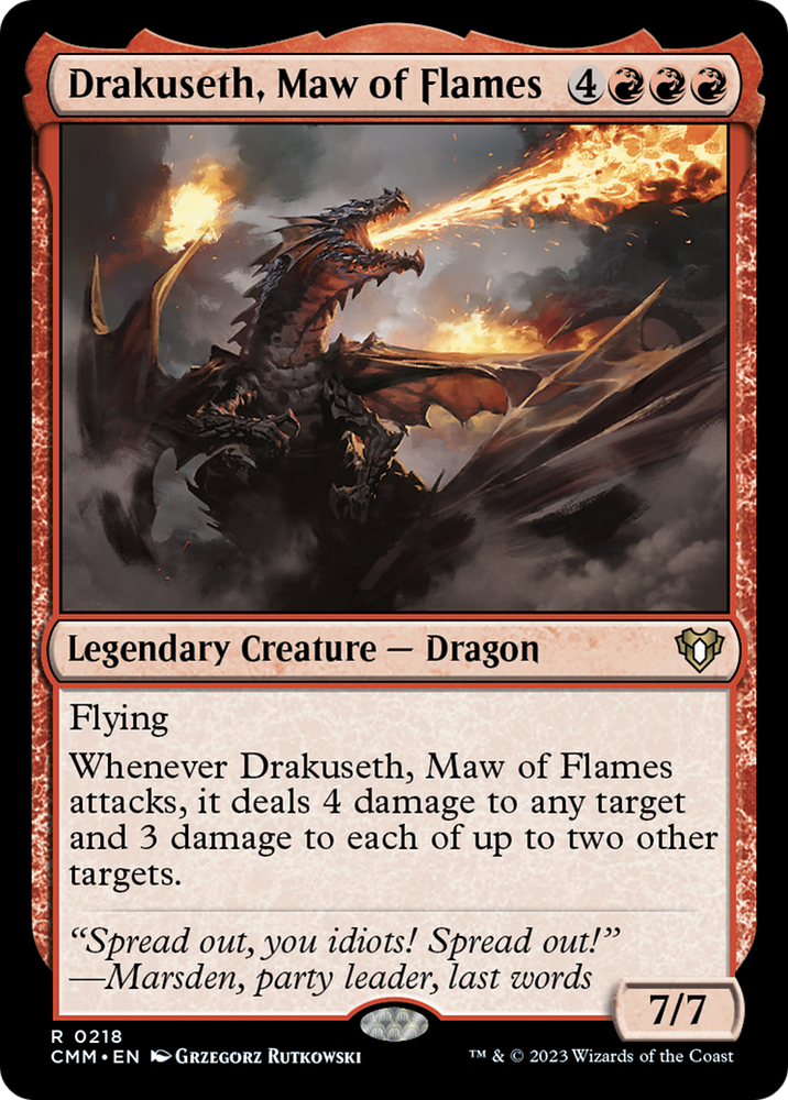 Drakuseth, Maw of Flames [Commander Masters] 