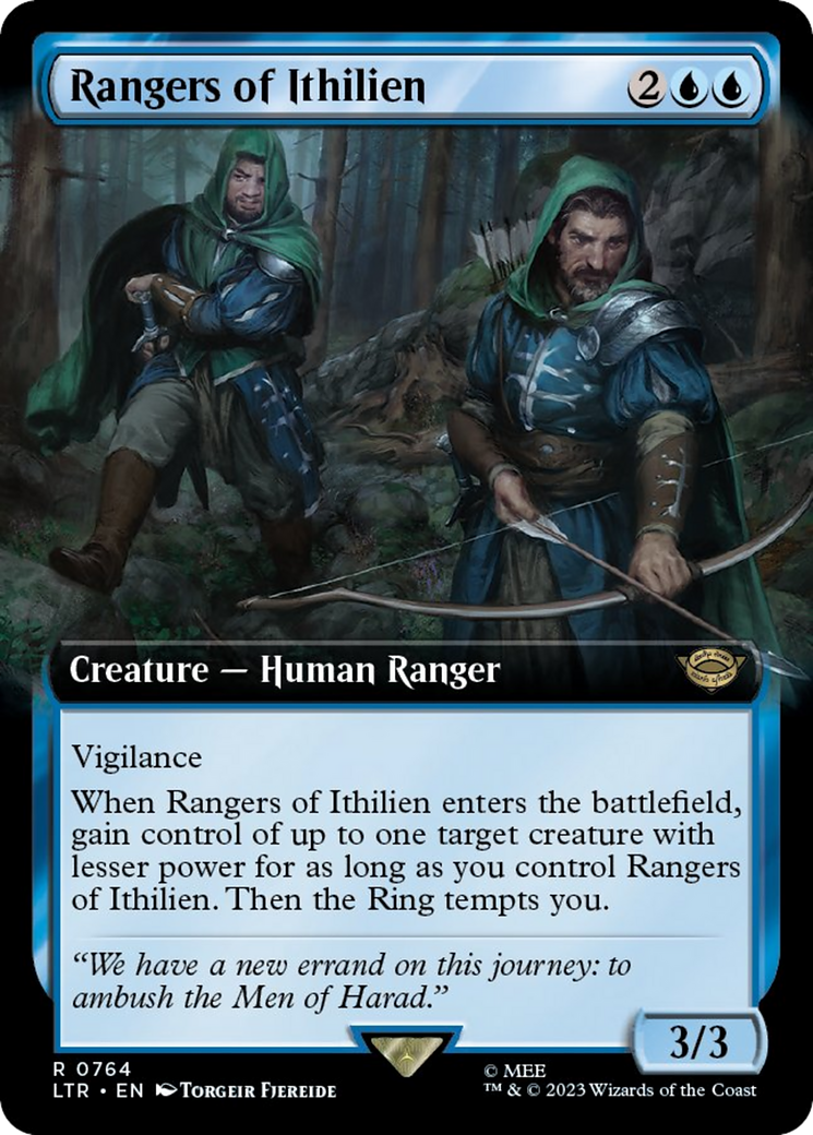 Rangers of Ithilien (Extended Art) (Surge Foil) [The Lord of the Rings: Tales of Middle-Earth] 