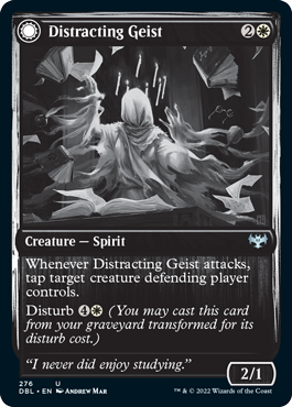 Distracting Geist // Clever Distraction [Innistrad: Double Feature] 