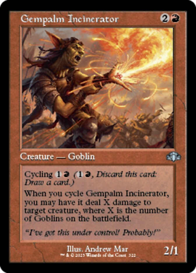 Gempalm Incinerator (Retro) [Dominaria Remastered] 