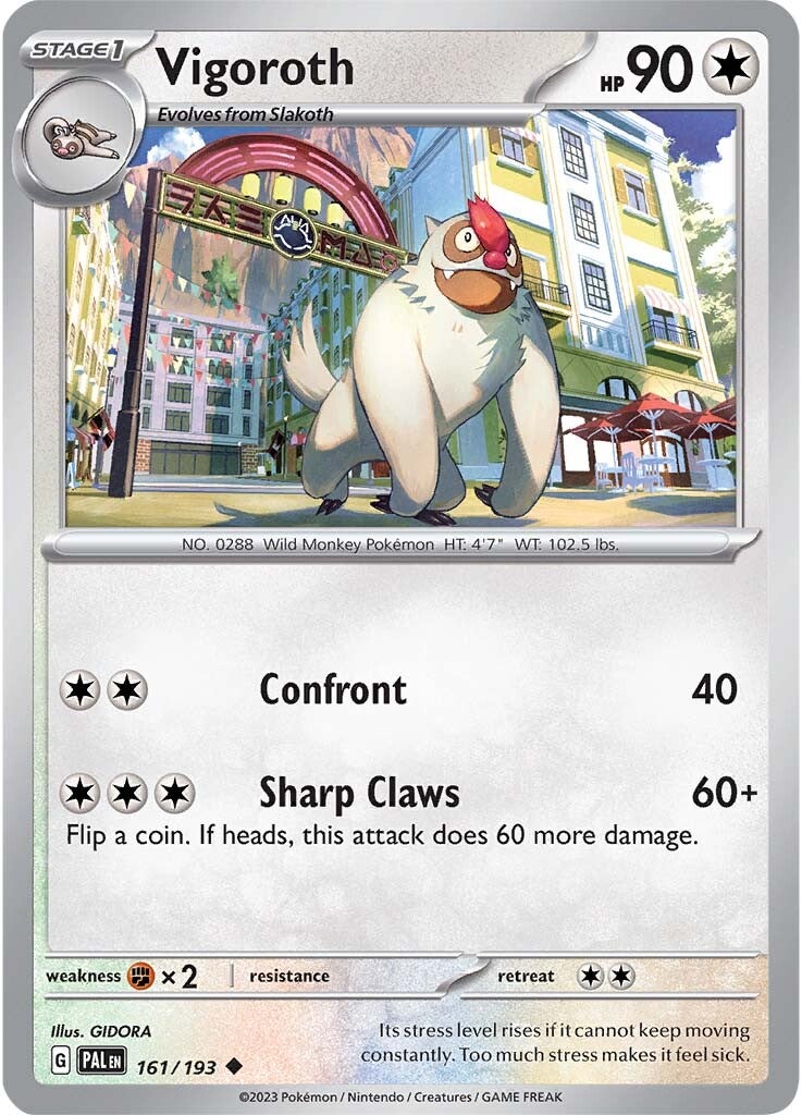 Vigoroth (161/193) [Scarlet & Violet: Paldea Evolved] 