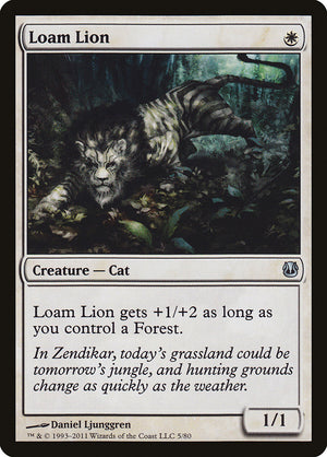 Loam Lion [Duel Decks: Ajani vs. Nicol Bolas] 