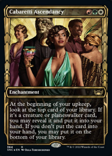 Cabaretti Ascendancy (Showcase Golden Age Gilded Foil) [Streets of New Capenna] 