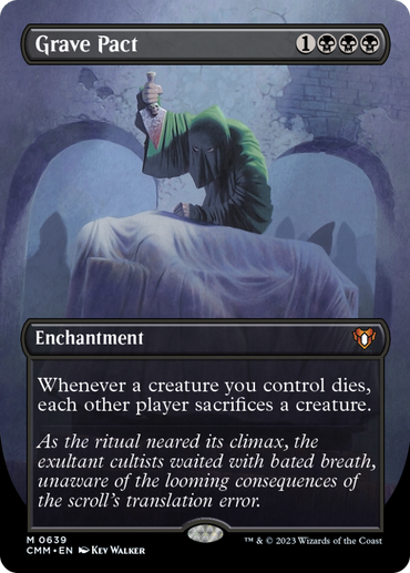 Grave Pact (Borderless Alternate Art) [Commander Masters] 