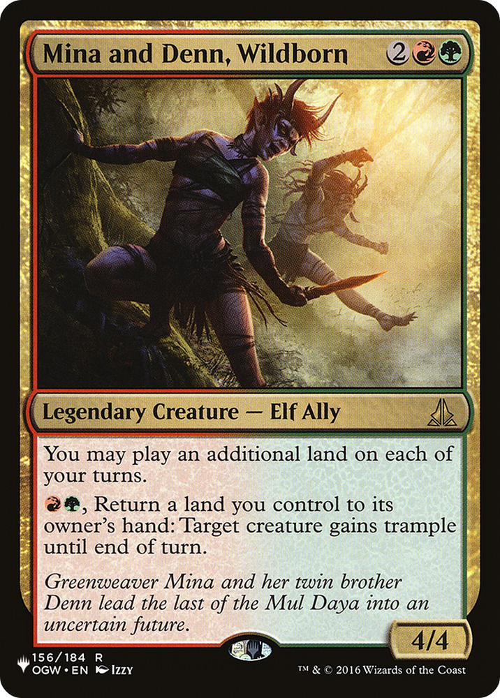 Mina and Denn, Wildborn [The List] 
