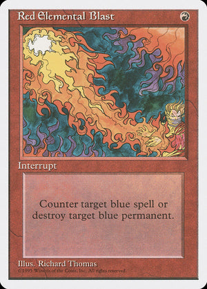 Red Elemental Blast [Fourth Edition] 