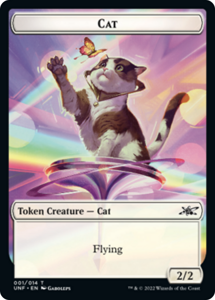 Cat // Treasure (13) Double-Sided Token [Unfinity Tokens]