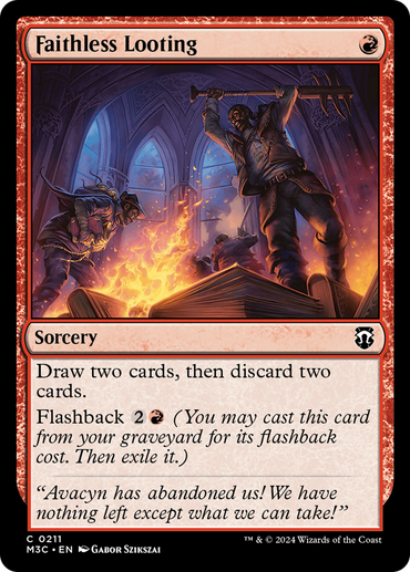 Faithless Looting [Modern Horizons 3 Commander] 