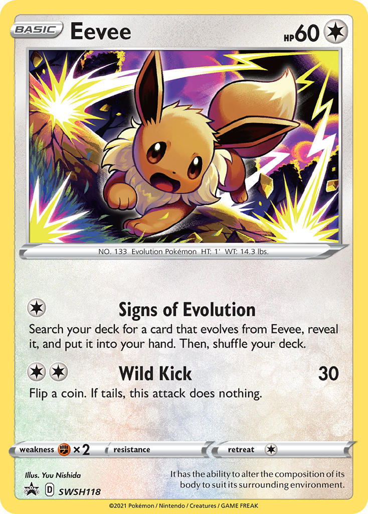 Eevee (SWSH118) [Sword & Shield: Black Star Promos] 