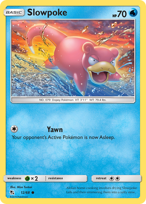 Slowpoke (12/68) [Sun &amp; Moon: Hidden Fates] 