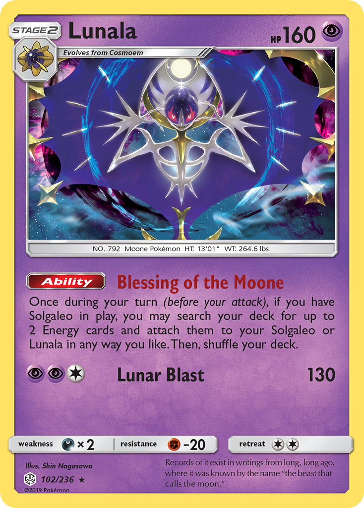 Lunala (102/236) [Sun & Moon: Cosmic Eclipse] 