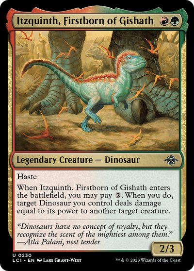 Itzquinth, Firstborn of Gishath [The Lost Caverns of Ixalan] 
