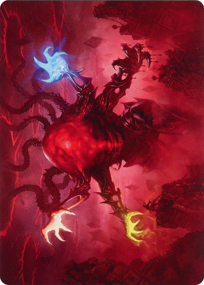 Omnath, Locus of All Art Card (51) [March of the Machine Art Series] 