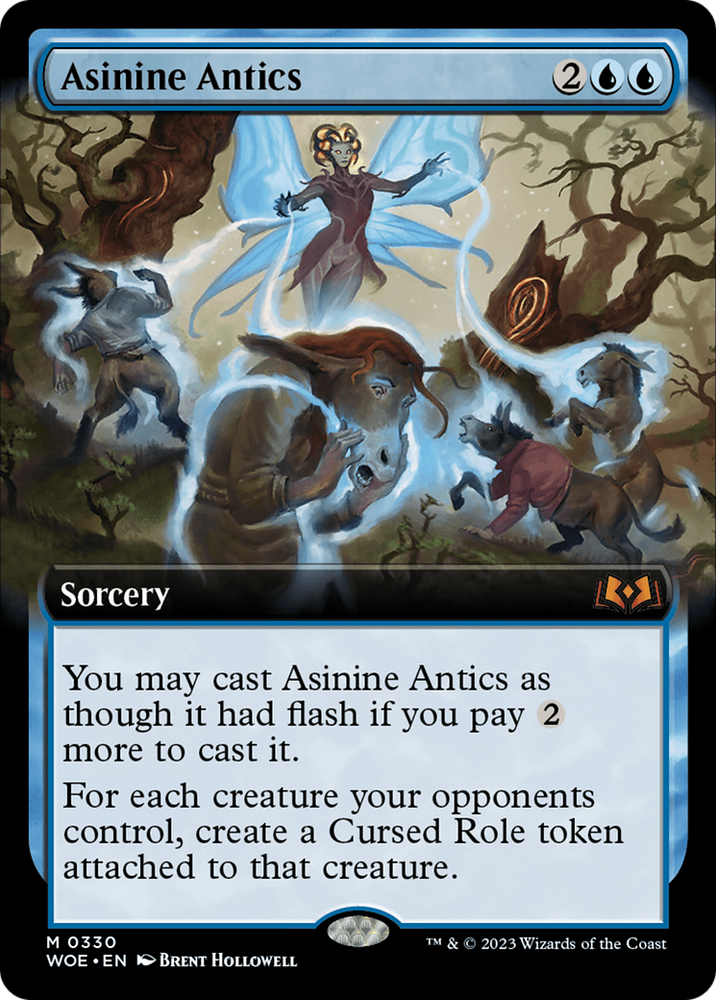 Asinine Antics (Extended Art) [Wilds of Eldraine] 