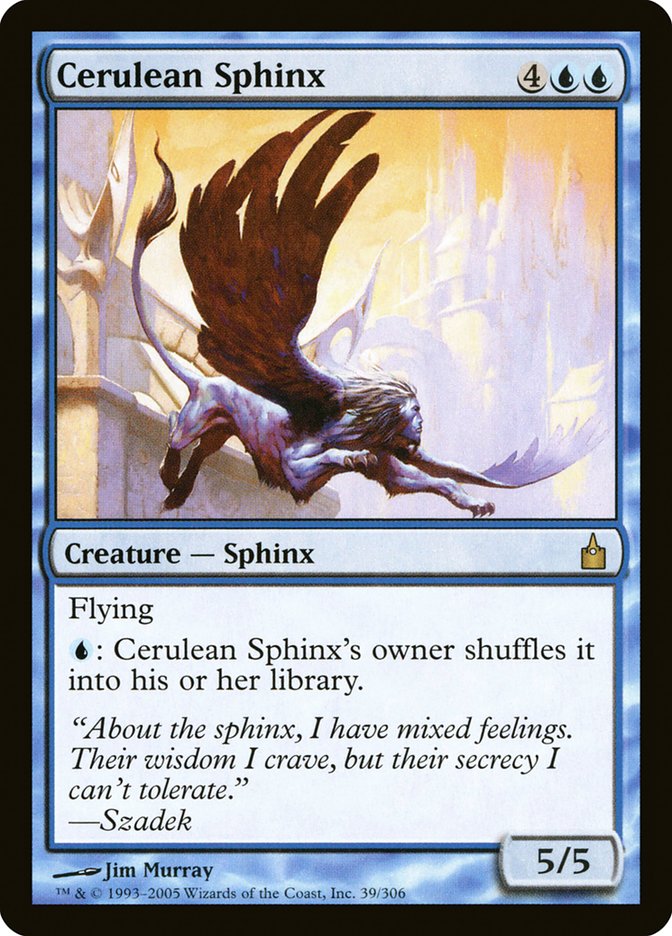 Cerulean Sphinx [Ravnica: City of Guilds] 