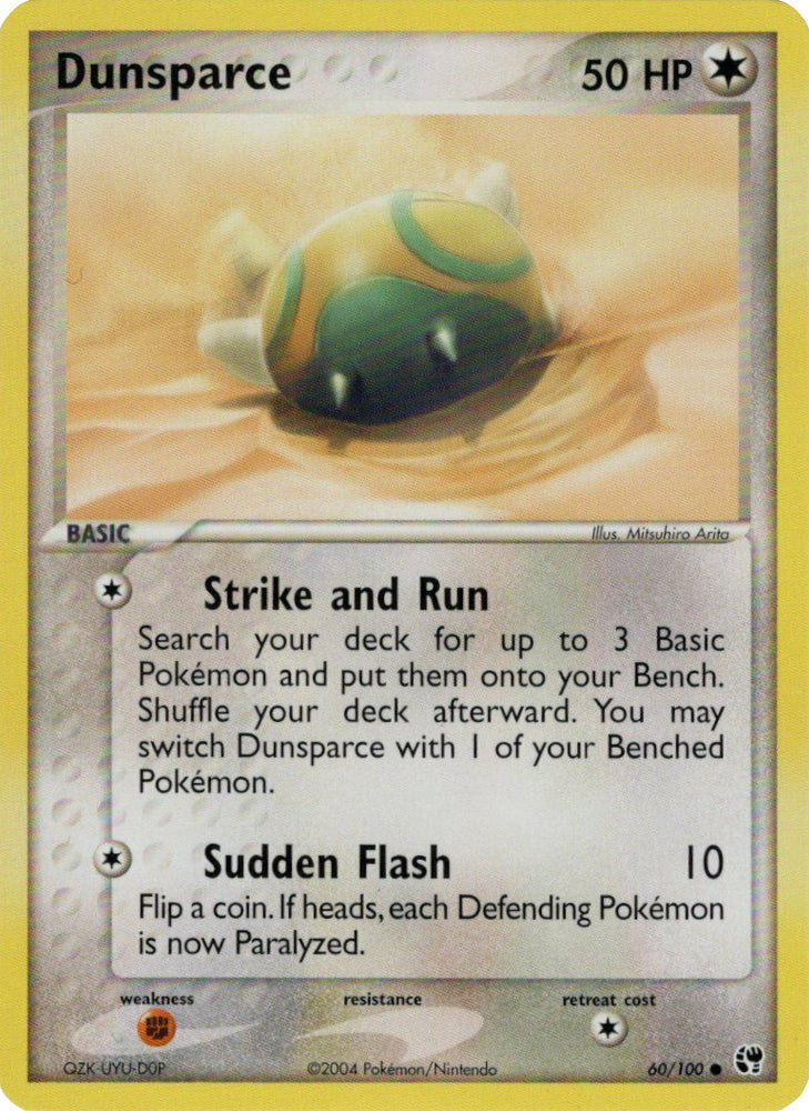 Dunsparce (60/100) [EX: Battle Stadium]