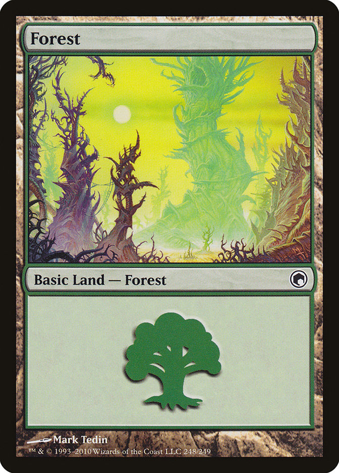 Forest (248) [Scars of Mirrodin] 