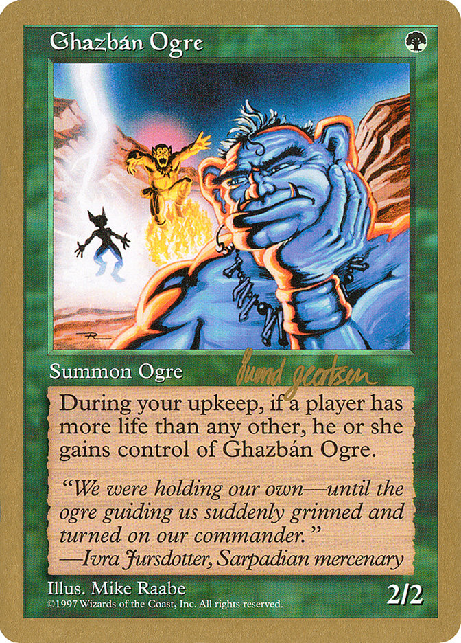 Ghazban Ogre (Svend Geertsen) [World Championship Decks 1997] 