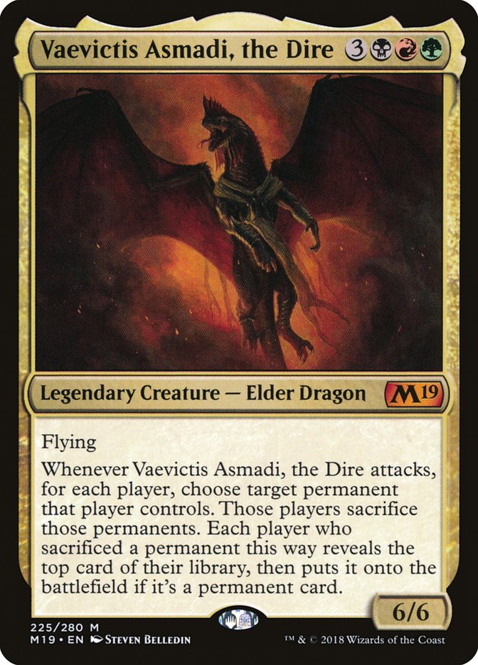 Vaevictis Asmadi, the Dire [Core Set 2019] 